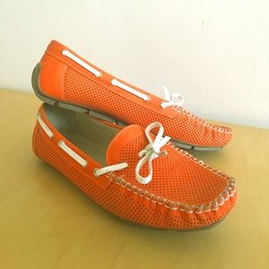 Orange Moccasins